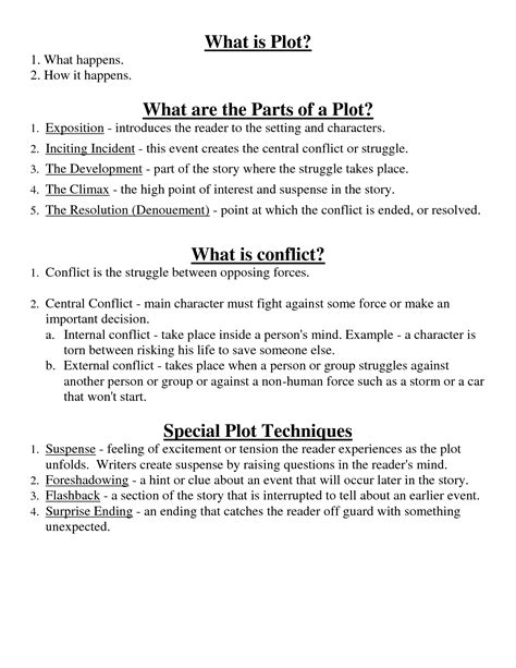 19 Best Images of Story Development Worksheets - Story Element Plot