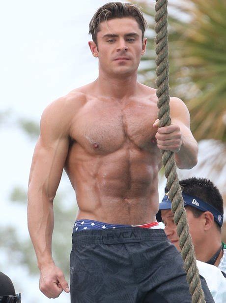 Omg Cannot Cope Zac Efron Shows Off Insane Abs On The Set Of
