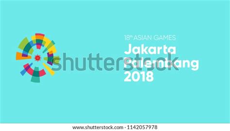 Banner Illustration Indonesia Asian Games Logo Stock Vector Royalty