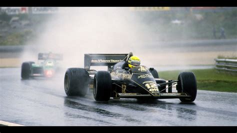 Ayrton Sennas First F1 Win 1985 Portuguese Grand Prix Youtube