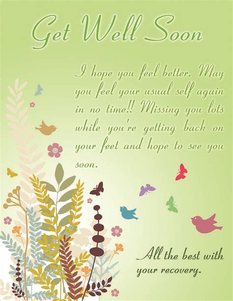 Free Singing Get Well Ecards Web Smile And Get Well Soon Printable Templates Free