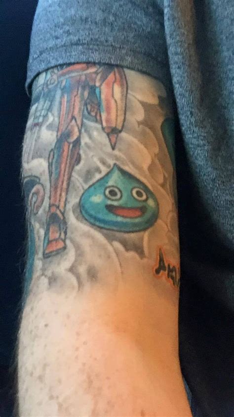 Dragon Quest On Twitter A Dq Fan Shared Their Awesome Slime Tattoo