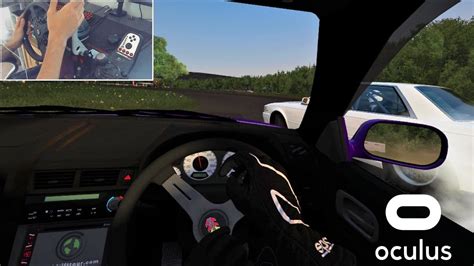 Drift Tandems In VR Oculus Quest 2 Steering Wheel Shifter