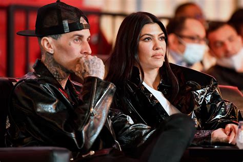 Kourtney, 41, used a tattoo filter to appear marked up from top to bottom. Travis Barker gets new tattoo of Kourtney Kardashian's name