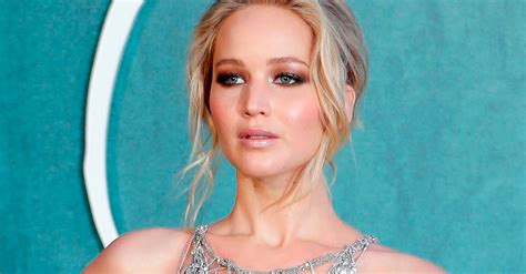 Jennifer Lawrence Is Sheer Perfection In This Silver Gown Huffpost