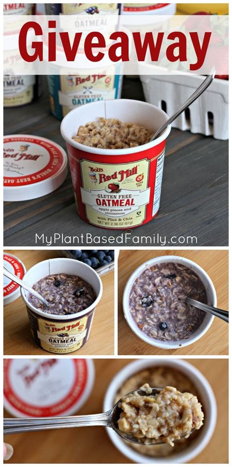 Oatmeal bobs red mill recipes containing ingredients allspice, apple juice, bananas, brown rice, brown sugar, butter, cinnamon, coconut, eggs, flour, ginger, gi javascript must be enabled for the correct page display Bob's Red Mill Oatmeal Cups Giveaway (With images ...