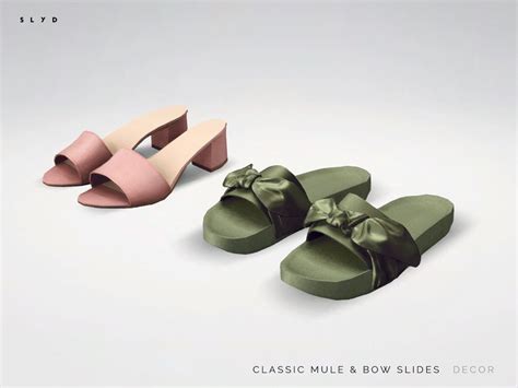 S L Y D — Decor Shoes Download Marais Classic Mule Sims 4 Sims