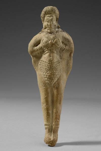 Ishtargates Terracotta Figurine Of The Goddess Ishtar Astarte 1900