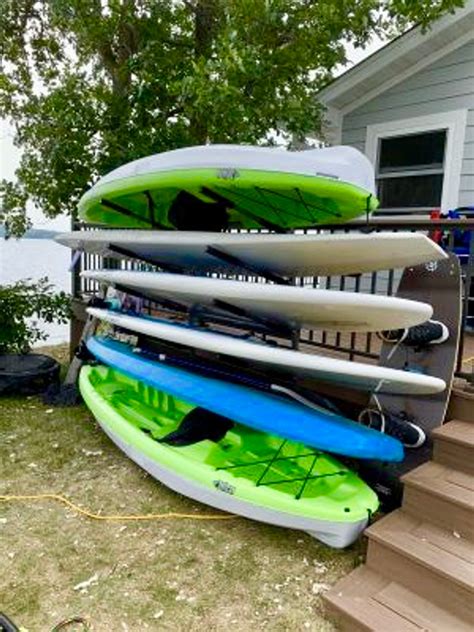 Freestanding Sup Rack 5 Paddleboard Storage Stand