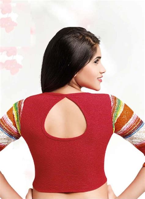 Wedding Wear Full Sleeves Desi Girl Stretchable Blouse No 48 Size Xl Rs 385piece Id