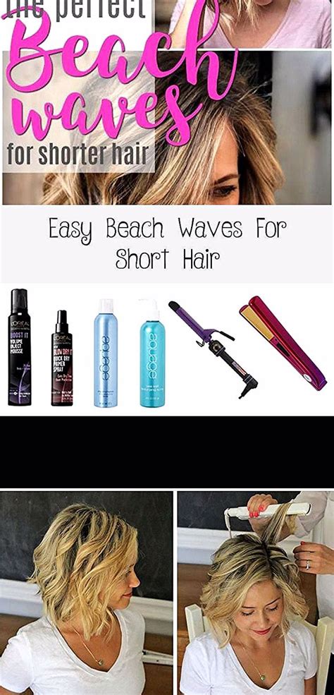 Tutorials and styles for short hair. Beach Hairstyles Medium Summer Easy in 2020 | Short hair ...