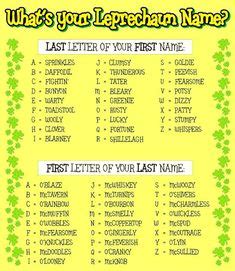 Leprechaun Names Ideas Names Funny Names Name Generator