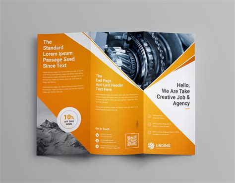 Pearl Professional Tri Fold Brochure Template Graphic Prime Graphic