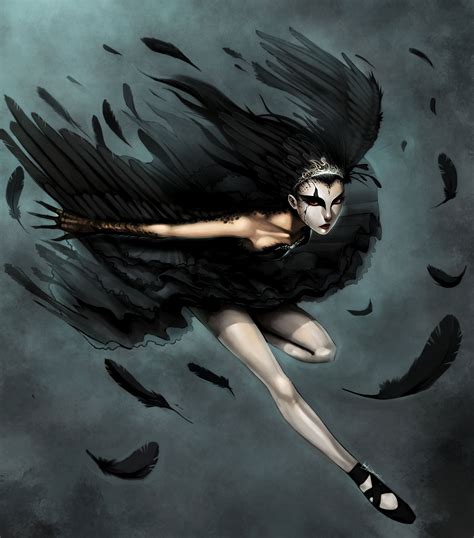 Black Swan Digital Paintings Illustrations Moviescoolvibe Digital Art