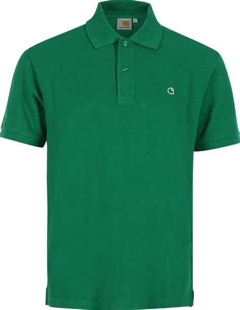 Farklı renklerdeki yakalı tişörtleri incelemek ve satın almak için hemen tıklayın! Carhartt WIP Patch Polo T-shirt green