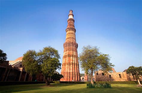 Qutub Minar El Alminar Más Alto Del Mundo Está En Delhi