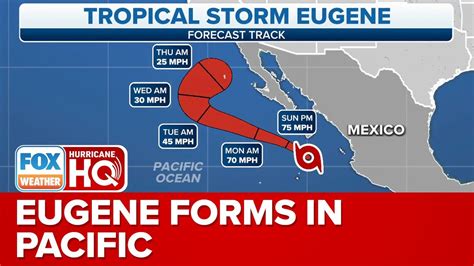 Tropical Storm Eugene Forms In Pacific Likely To Bring Moisture To