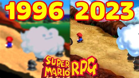 Super Mario RPG Graphics Comparison 1996 VS 2023 Super Mario RPG