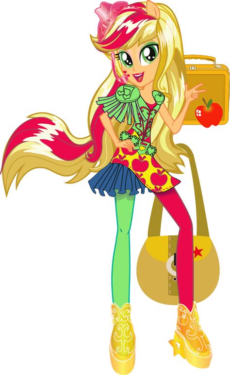Applejack Rainbow Rocks Character Bio Art Cutiepie19 Fan Art