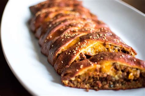 low carb bacon cheeseburger stromboli easy weeknight dinner