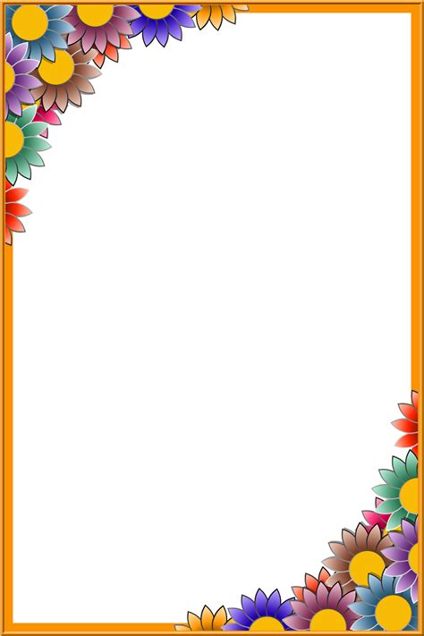 Frame Png Colorful Borders Design Clip Art Frames Borders Frame