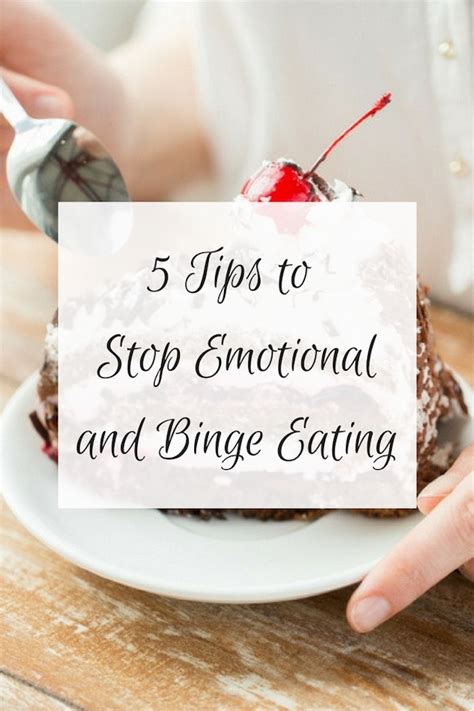 5 Tips To Stop Emotional Eating Olivia Budgen