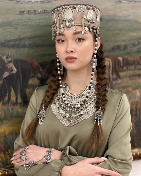 Kazakhstan Nomad Fashion Asian Fashion Fashion Design Traditional Fashion