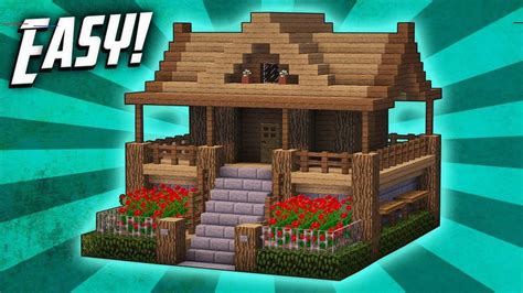 Minecraft How To Build A Survival Starter House Tutorial 7