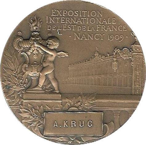 Medal Exposition Internationale Nancy 1909 France Numista
