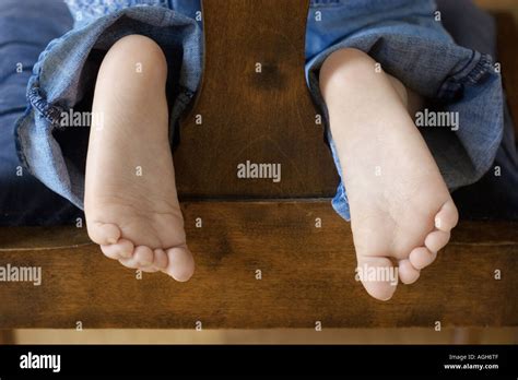 Young Childs Feet Stock Photo Alamy