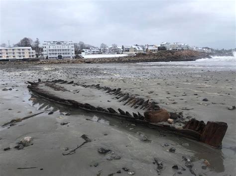 Noreaster Exposes Revolutionary Era Shipwreck On Maine Beach