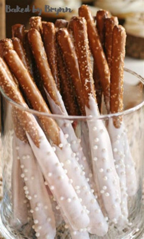 These Gourmet White Chocolate Covered Pretzel Rods Are Perfect For Your