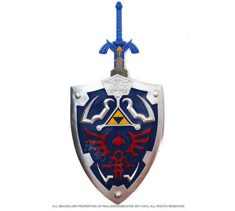 Full Size Links Hylian Shield And Master Sword From The Legend Of Zelda