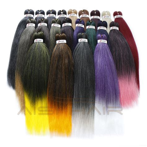 Brand name xtrend texture ombré braiding hair material grade kanekalon(канеколон) color type pure color items /package 1strands/pack can be permed. Aisi Hair 26 Inch Ez Braid Synthetic Pre-stretched Hair ...