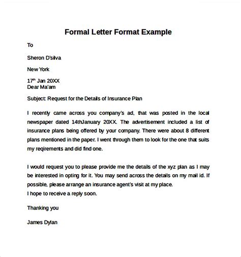 After all this, you can finally start writing your letter. sample formal letter format - unique-b