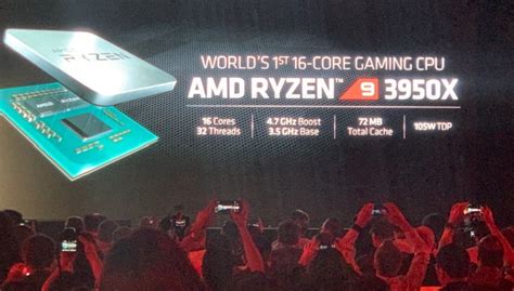 Amd Uncorks 16 Core Ryzen 9 3950x Gaming Cpu More Zen 2 Details Pcmag