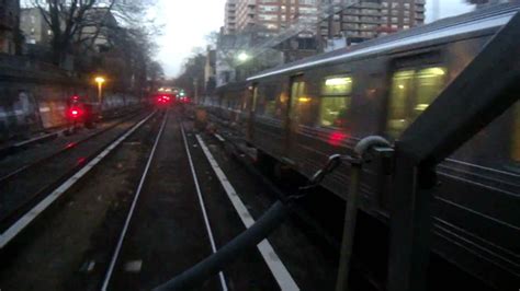 Mta New York City Subway Railfan Window Of R40 Slant B Train From