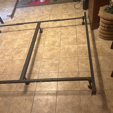 Metal Adjustable Bed Frame With Wheels Twin Cal King For Sale In