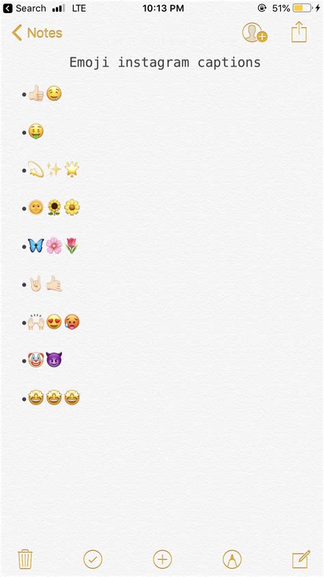 instagram captions for selfies with emojis br
