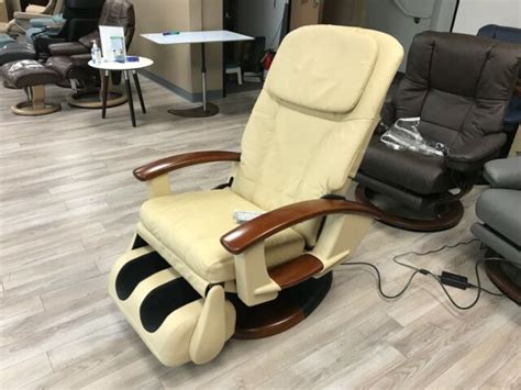 Htt 10crp Leather Robotic Human Touch Home Massage Recliner Chair For