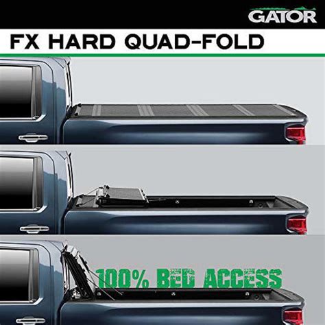 Getuscart Gator Fx Hard Quad Fold Truck Bed Tonneau Cover 8828327 Fits 2015 2020 Ford F
