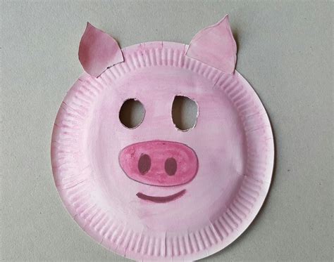Creatipshand Carneval Masks From Paper Plates Pig Mask Paper