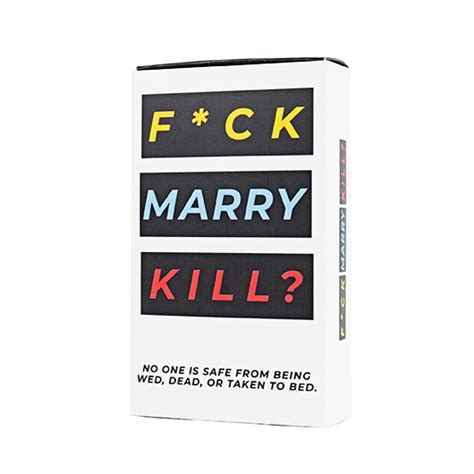 Maktus Fck Marry Kill Crude Card Game