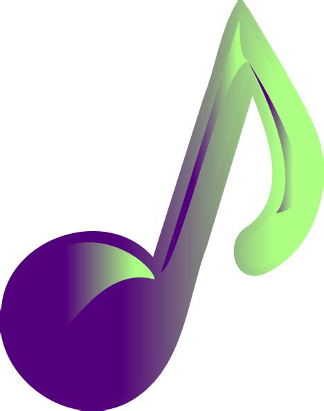 Colourful Musical Notes Clipart Best