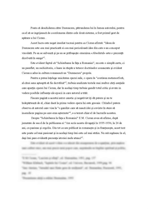 O romanie fanatica este o romanie schimbata la fata. Referat: Schimbarea la Fata a Romaniei (#359399) - Graduo