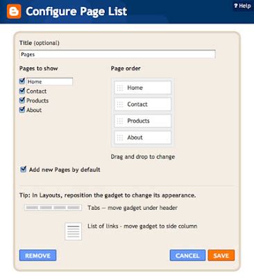 Official Blogger Blog Create Pages In Blogger