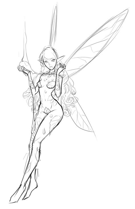 Honey Fairy Sketch By Jummy Hentai Foundry