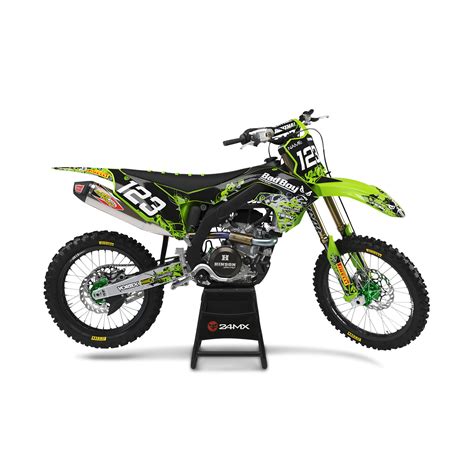 Complete Kawasaki-ENJOY Badboy Decal Kit with Number Plate Decals - Buy