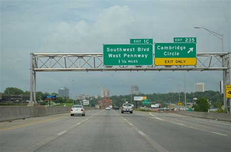 Interstate 35 North Overland Park To Kansas City Aaroads Kansas