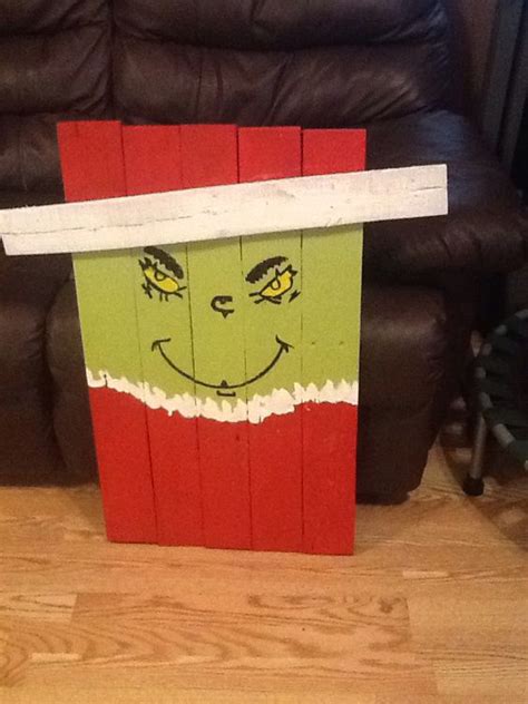 Maybe you would like to learn more about one of these? DIY Outdoor Christmas Decorations - Grinch Porch Sign ...